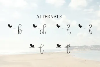 Beach Script font