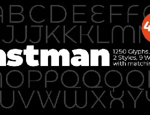 Eastman Sans Serif font