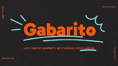 Gabarito Family font