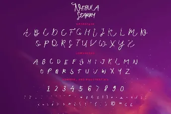 Nebula Starry Demo font