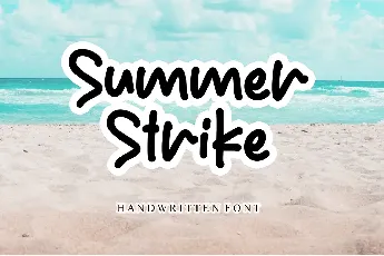 Summer Strike font