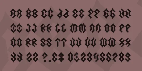 Scars font