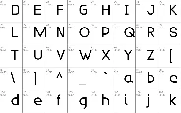 Modulario font