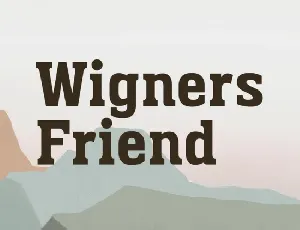 Wigners Friend font