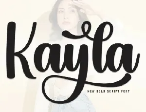 Kayla Script Typeface font