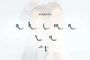 Almost Script font