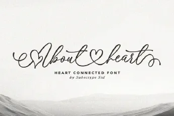 Aboutheart font