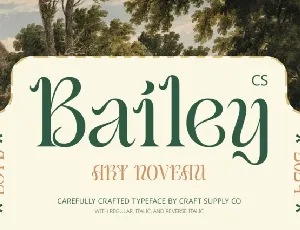 CS Bailey font