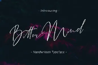 Bitter Mind Script font