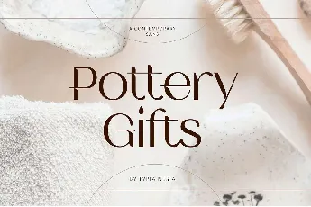 Pottery Gifts font