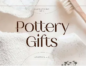 Pottery Gifts font