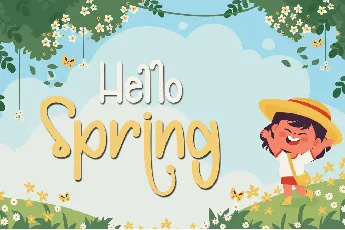 Simply Spring - PERSONALUSE font