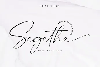 Segatha font