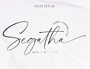 Segatha font