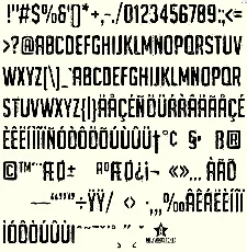 URGH TYPE PERSONAL USE font