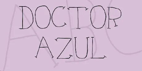 Doctor Azul font