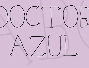 Doctor Azul font