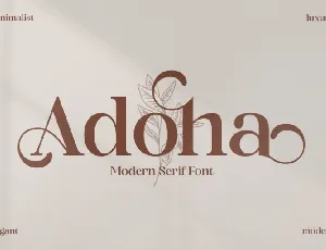 Adoha font