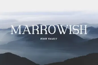 Marrowish Slab Serif font