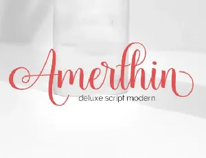 Amerthin font