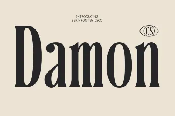 CS Damon font