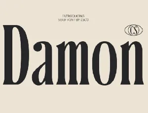 CS Damon font