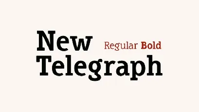 New Telegraph Slab Serif font