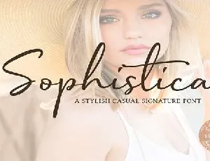 Sophistica font