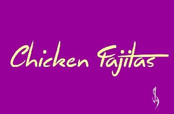 Chicken Fajitas Free Download font