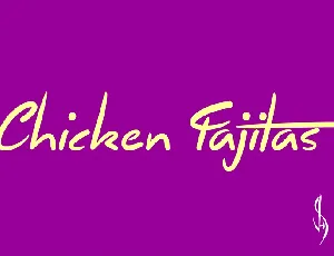 Chicken Fajitas Free Download font