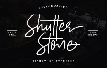 Shutter Stone Free font