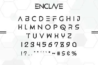 Enclave font