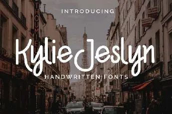 Kylie Jeslyn Handwritten font