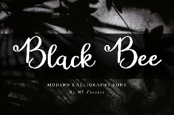 Black Bee font