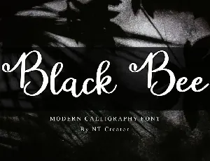 Black Bee font