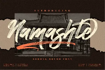 Namashte font