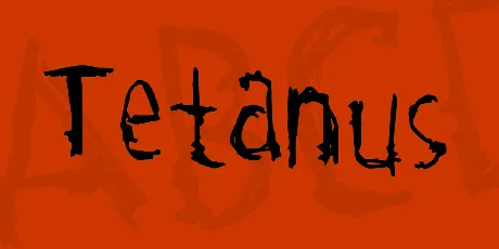 Tetanus font