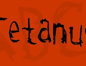 Tetanus font