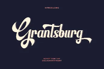 Grantsburg font