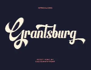 Grantsburg font