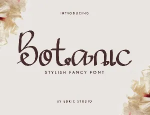 Botanic font