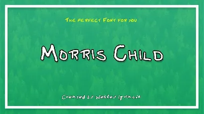 Morris Child font