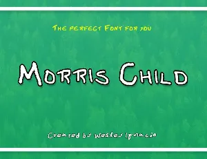 Morris Child font