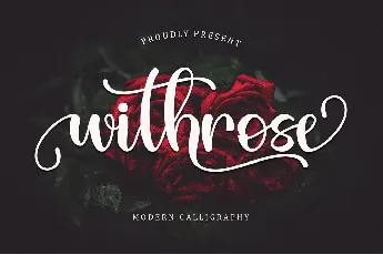 Withrose font