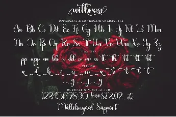 Withrose font