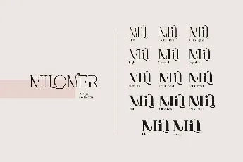 Miloner font