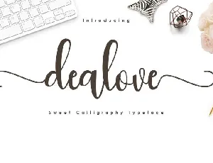 Dealove Script font