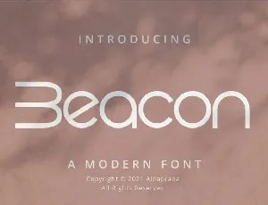 Beacon font