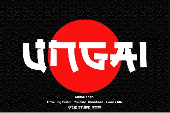 Ungai font