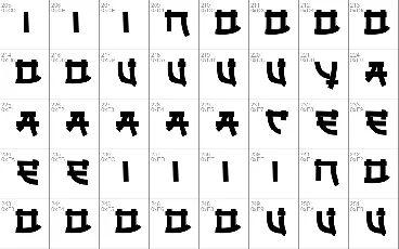 Ungai font